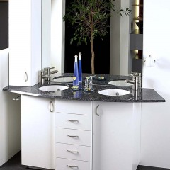 Naturstein Padang Hell und Nero Assoluto