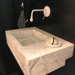 Waschtisch-Marmor-CarraraC